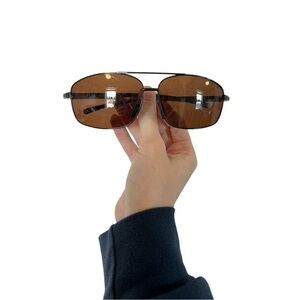 Sungait Sunglasses mod. 2458 Dark Gray Polarized  Rectangle Metal Shades